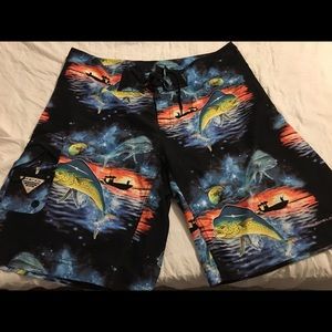 Columbia swim trunks size 36